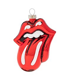Rolling Stones Tongue Glass Ornaments