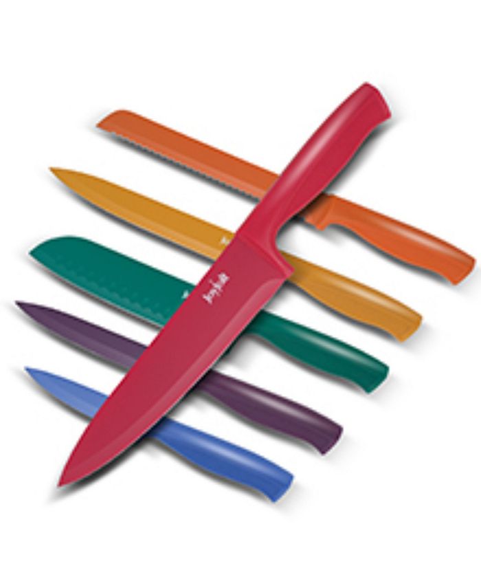 JoyJolt Multi Purpose Kitchen Knife Set, 6 Piece Macy's
