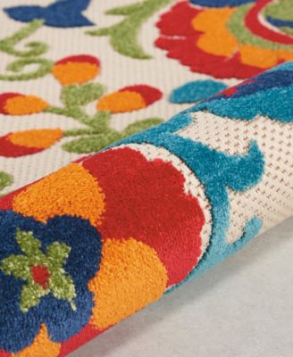 Aloha ALH17 4' x 4' Round Outdoor Area Rug