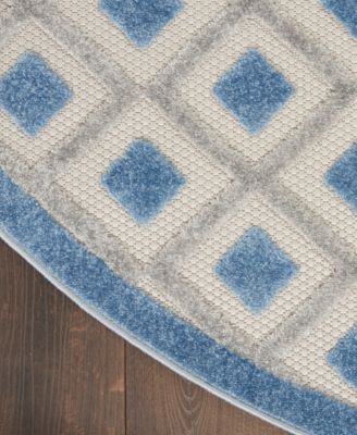 Aloha ALH26 7'10" x 7'10" Round Outdoor Area Rug