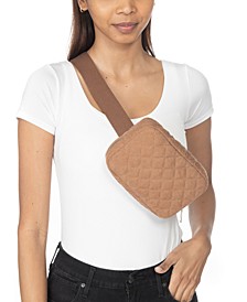 Corduroy Quilted Sling Belt Bag, Created for Macy's
