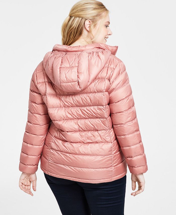 Charter Club Women's Plus Size Hooded Packable Down Puffer Coat, Created for Macy's & Reviews