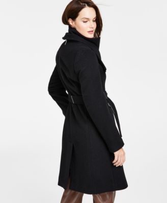 Calvin Klein Women's Belted Wrap Coat 