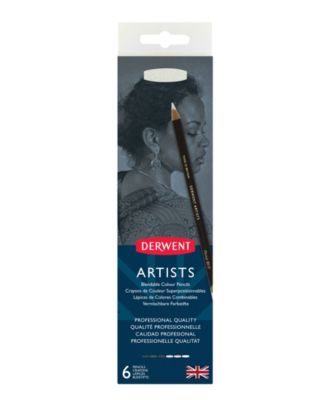 Derwent Artists Colored Pencil Tin Set, 6 Piece
