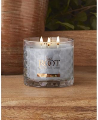 Tobacco Vanilla Fragrance Honeycomb Glass Jar Candle