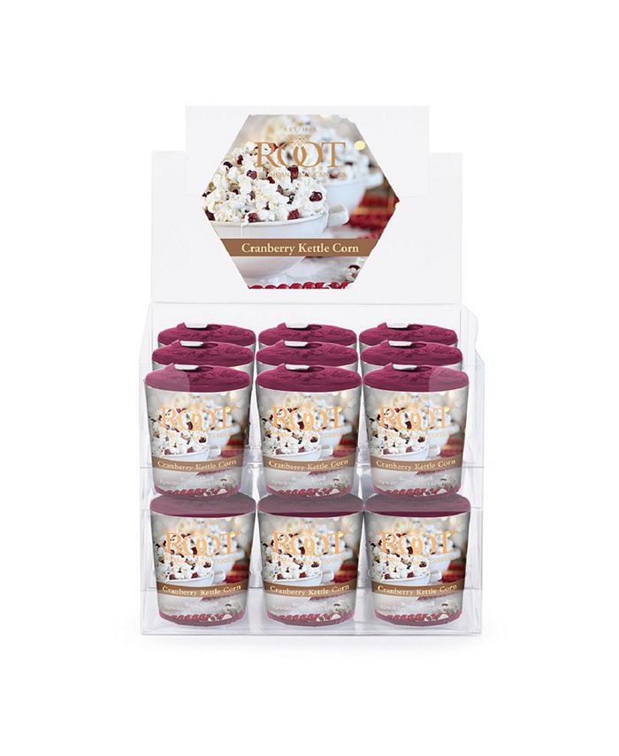 ROOT CANDLES Votive Kettle Corn 20 Hour Candles Set, 18 Piece Macy's