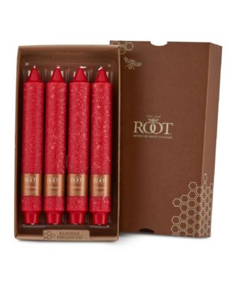 Timberline Collenette 9" Taper Candle Set, 4 Piece