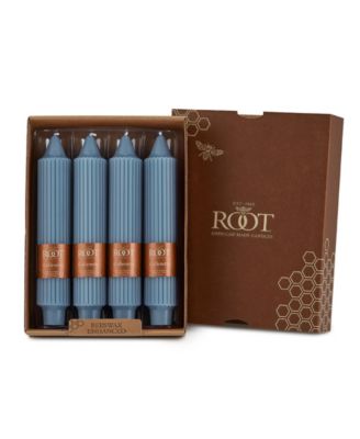 Grecian Collenette 7 Taper Candle Set 4 Piece - Williamsburg Blue 41$
