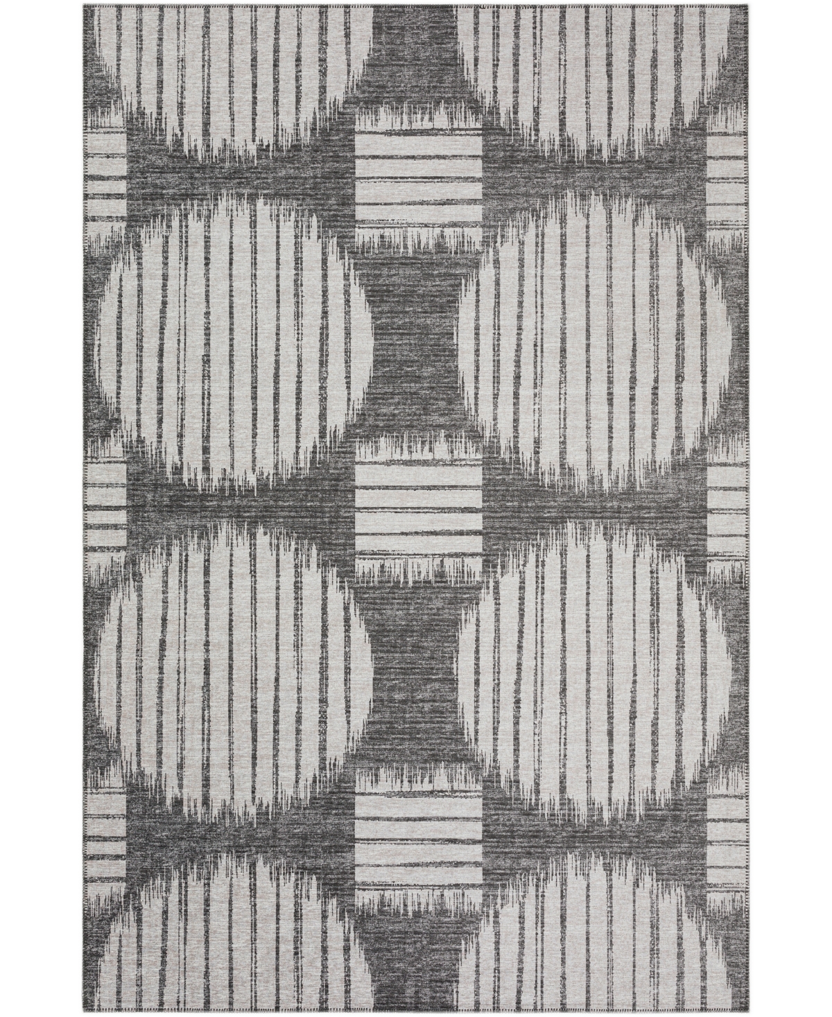 D Style Buttes BTS13 8' x 10' Area Rug - Midnight