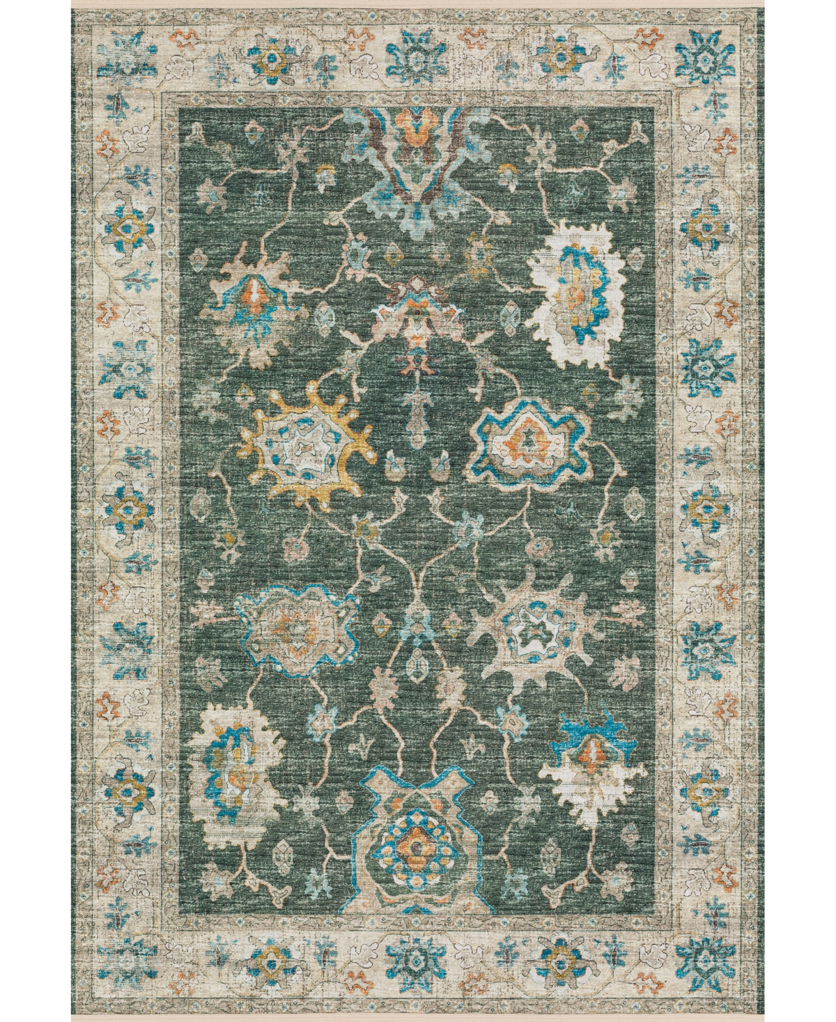 D Style Ionic IOC6 8' x 10' Area Rug - Olive