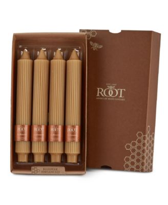 Grecian Collenette 9" Taper Candle Set, 4 Piece