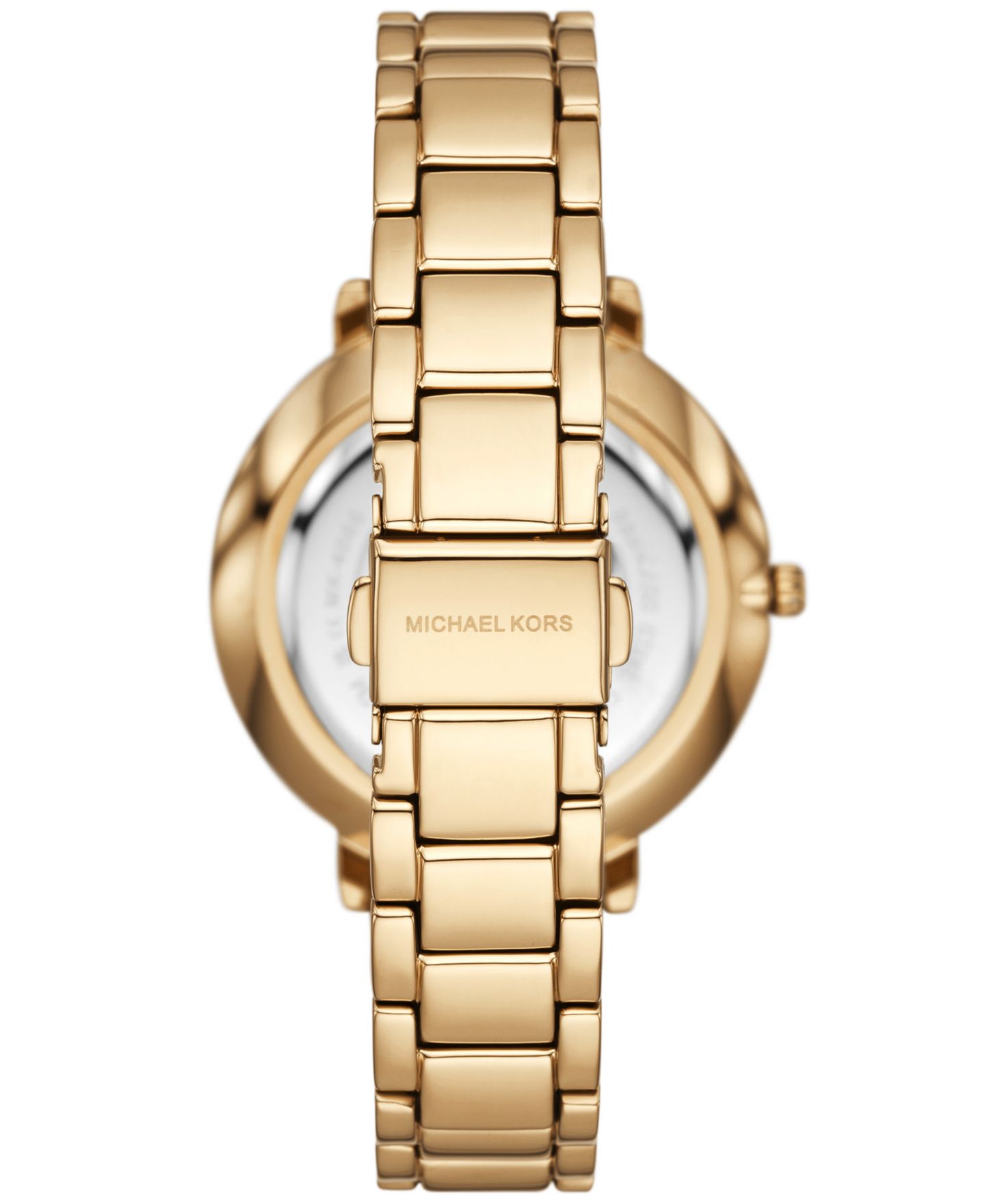 Женские часы Michael Kors Pyper Three-Hand Gold-Tone Bracelet Watch 38mm, цвет: Золотой — фото 3