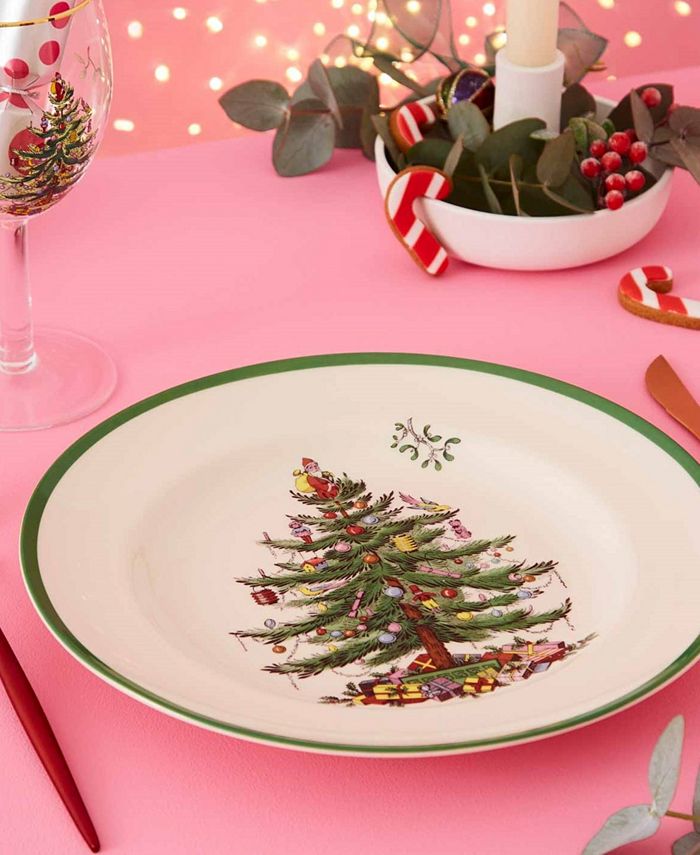 Spode Christmas Tree Salad Plate Set of 8 Macy's
