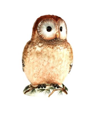 Winter&#39;s Walk 3D Owl Cookie Jar