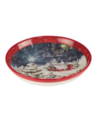 Silent Night Serving Bowl
