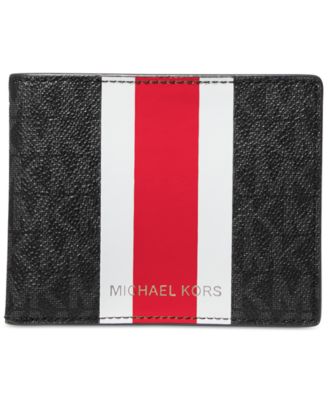 michael kors red wallet macy's