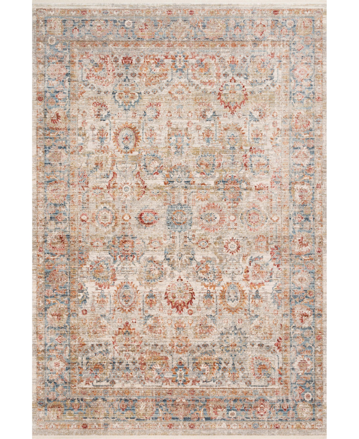 Loloi Claire Cla-02 7'10" X 10'2" Area Rug In Ivory