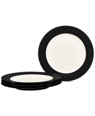 Colorwave Rim Dinner Plates, Set of 4