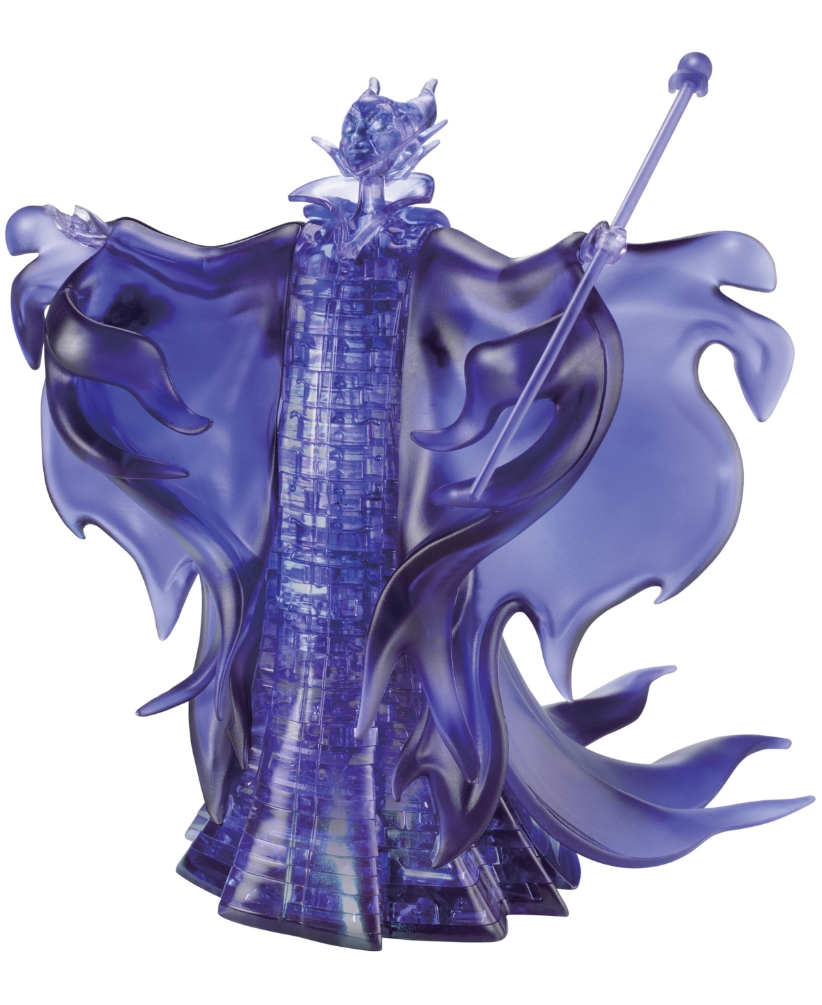 Bepuzzled Kids' 3d Disney Maleficent Crystal Puzzle Set In Dark Purple
