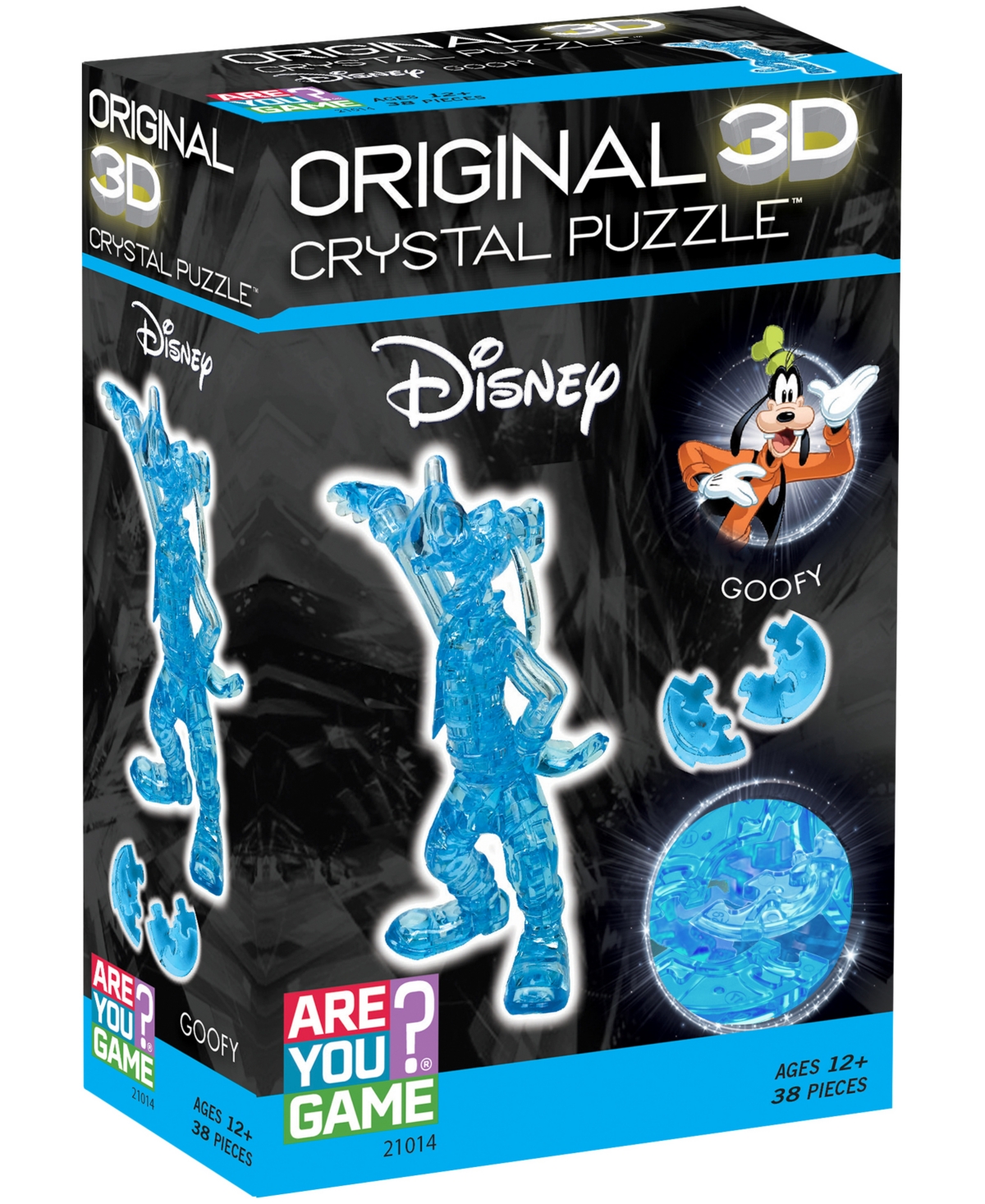 Shop Areyougame 3d Disney Goofy Crystal Puzzle Set, 38 Piece In Blue