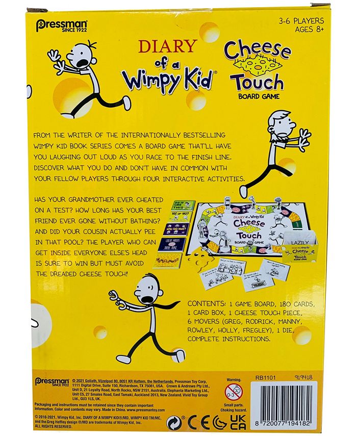 Diary of a Wimpy Kid Cheese Touch by Pressman Toy