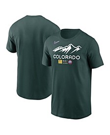 Men's Green Colorado Rockies 2022 City Connect Wordmark T-shirt