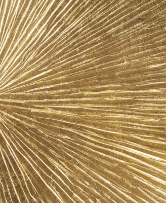 Sunburst 100% Hand Painted Dimensional Resin Wall Decor, 45" x 15"