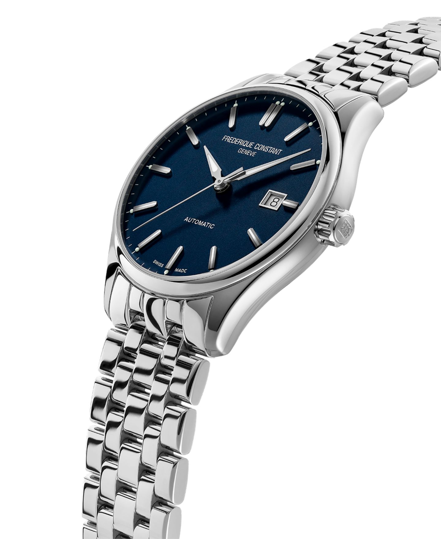 Мужские часы Frederique Constant Swiss Automatic Stainless Steel Bracelet Watch 40mm — фото 3