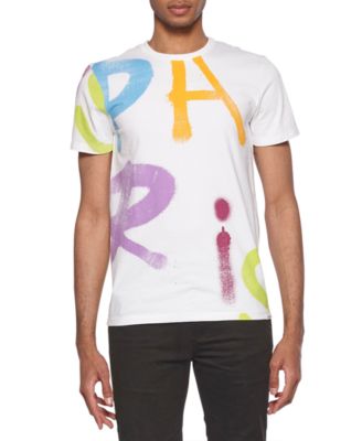 elevenparis - Men's Graffiti Logo Graphic T-Shirt