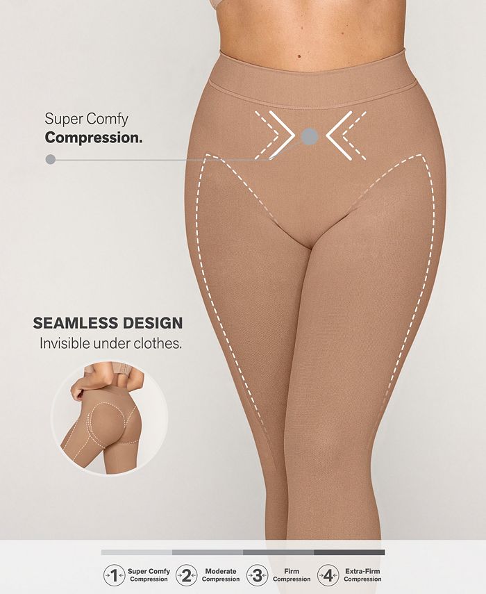 Seamless Antimicrobial High Waist Capri Shaper with Agion Antimicrobial, JS19