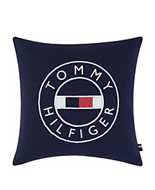 Circle Flag Decorative Pillow, 18" x 18"