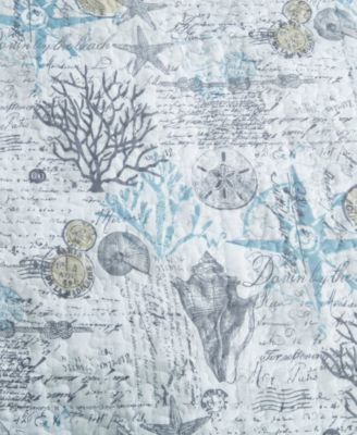 Beach Bliss Reversible 2 Piece Quilt Set, Twin