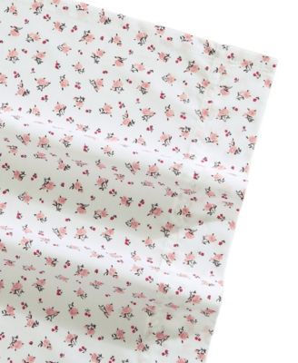 Printed Cotton Percale 4-Pc. Sheet Set, Queen