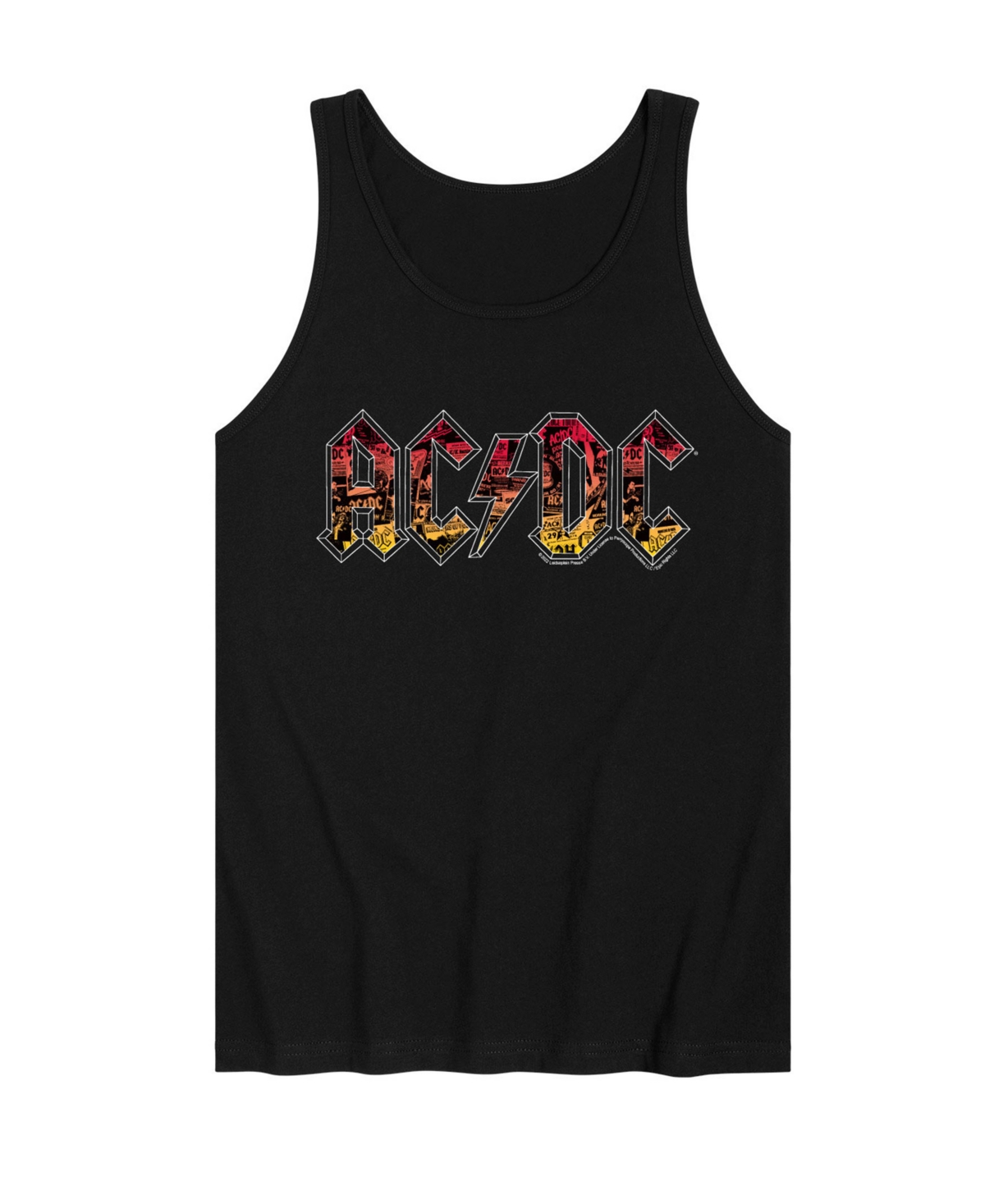Men's Acdc Logo Tank - Black