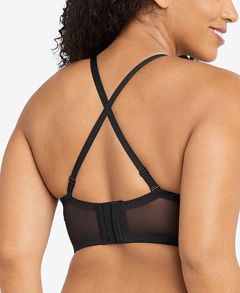 Maidenform Womens Triangle Bralette Lace Front Closure Wireless All-Over  Bra, Zippy Animal, Medium at  Women's Clothing store