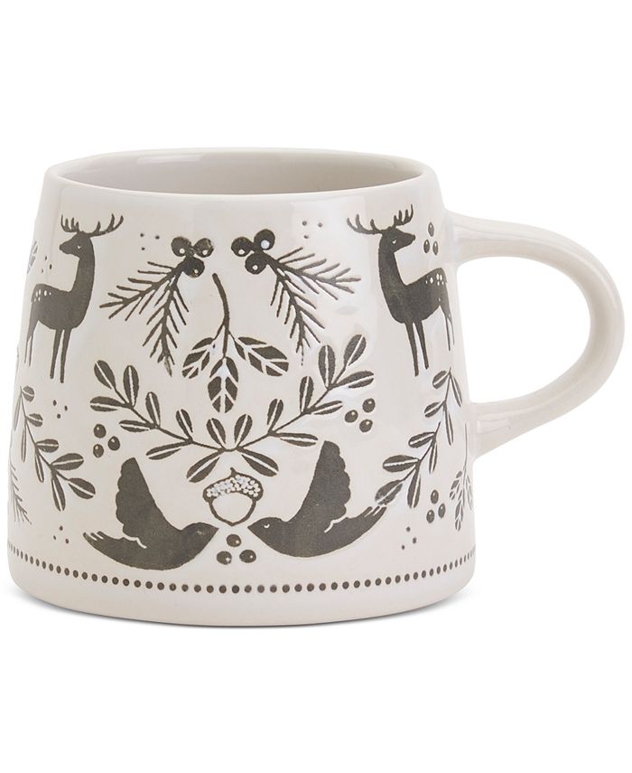 Tabletops Unlimited Winter Forest Mug, Set of 2 Macy's