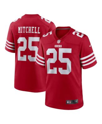 Men's Elijah Mitchell San Francisco 49Ers Team Player Game Jersey
