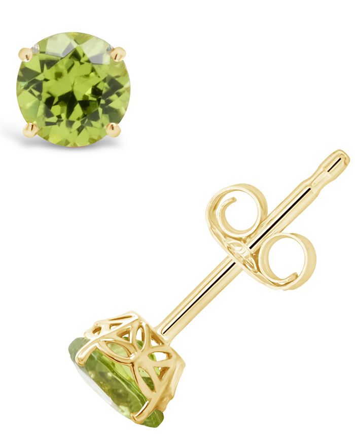 Macy's peridot cheap earrings
