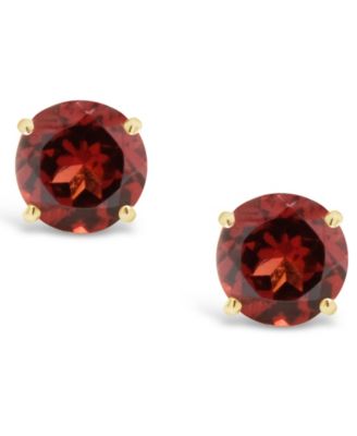 Garnet (1-1/5 ct. t.w.) Stud Earrings in 14K Yellow Gold