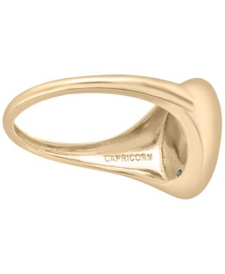 Diamond Capricorn Constellation Ring (1/20 ct. t.w.) in 10k Gold, Created for Macy's