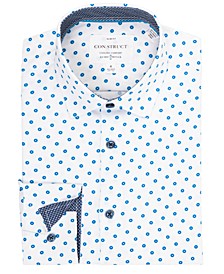 Con.Struct Men's Slim-Fit Performance Stretch Cooling Comfort Printed Dress Shirt, Created for Macy's 