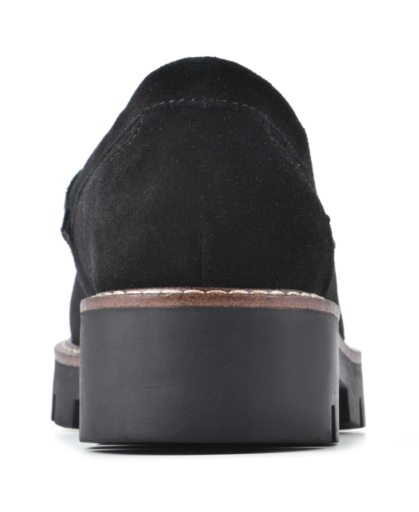 Женские туфли White Mountain Gunner Lug Sole, цвет: Чёрный замшевый — фото 3