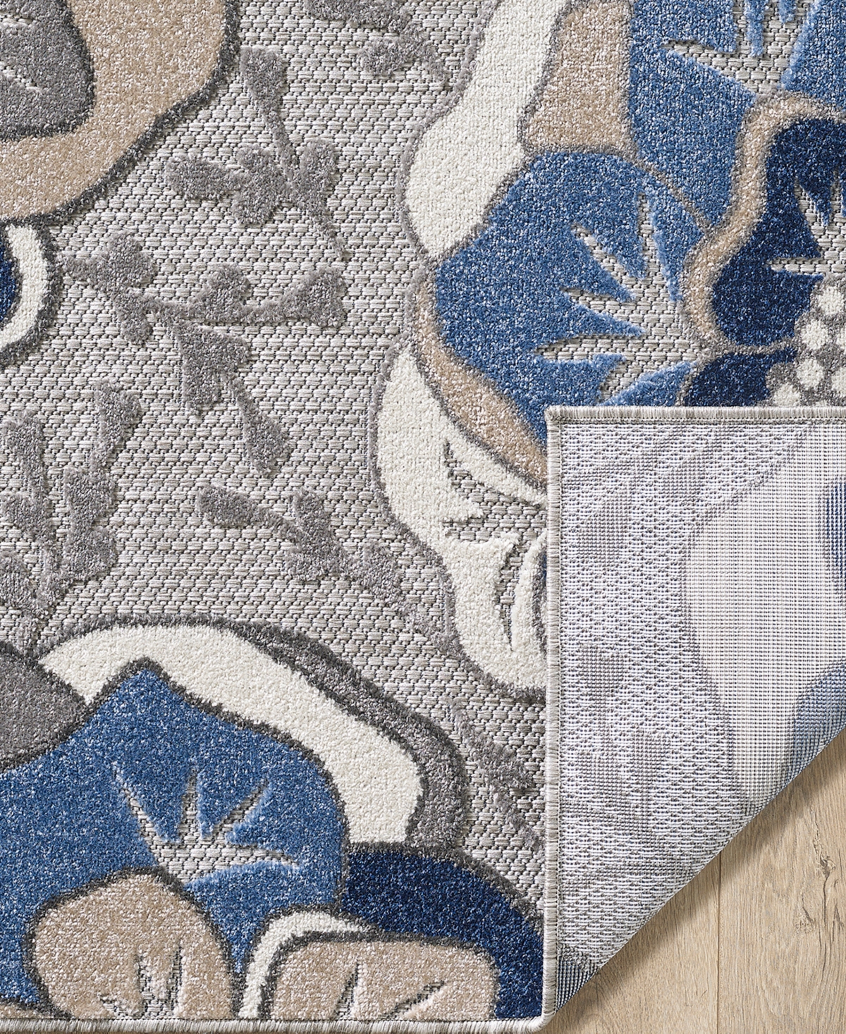 Kas Calla 6935 7' Outdoor Area Rug - Blue
