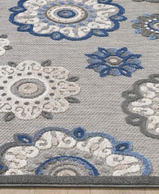 Calla 6932 6'7" x 9' Outdoor Area Rug