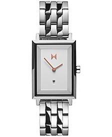 Women's Signature Square Stainless Steel Bracelet Watch, 24mm