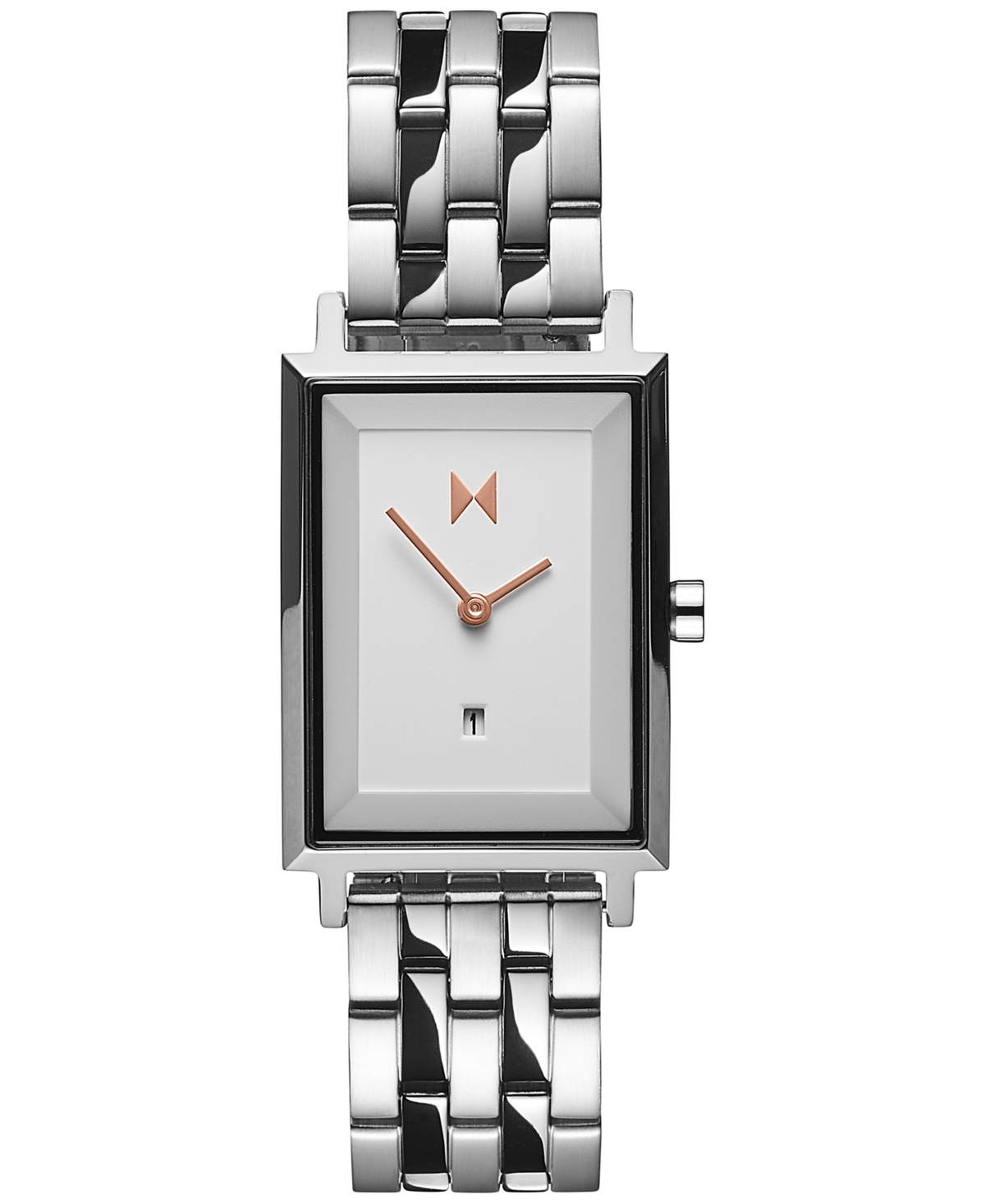Women's Signature Square Stainless Steel Bracelet Watch, 24mm - Silver-Tone