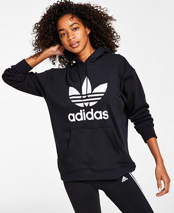 adidas Women's Adicolor Trefoil Sweatshirt Hoodie, XS-4X & Reviews - Tops -  Women - Macy's