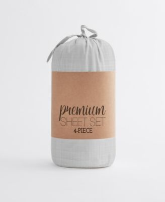 The Timeless Classics Premium Ultra Soft Pattern 4-Pc. Sheet Set, King