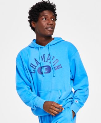 Baby blue fourre champion hoodie i