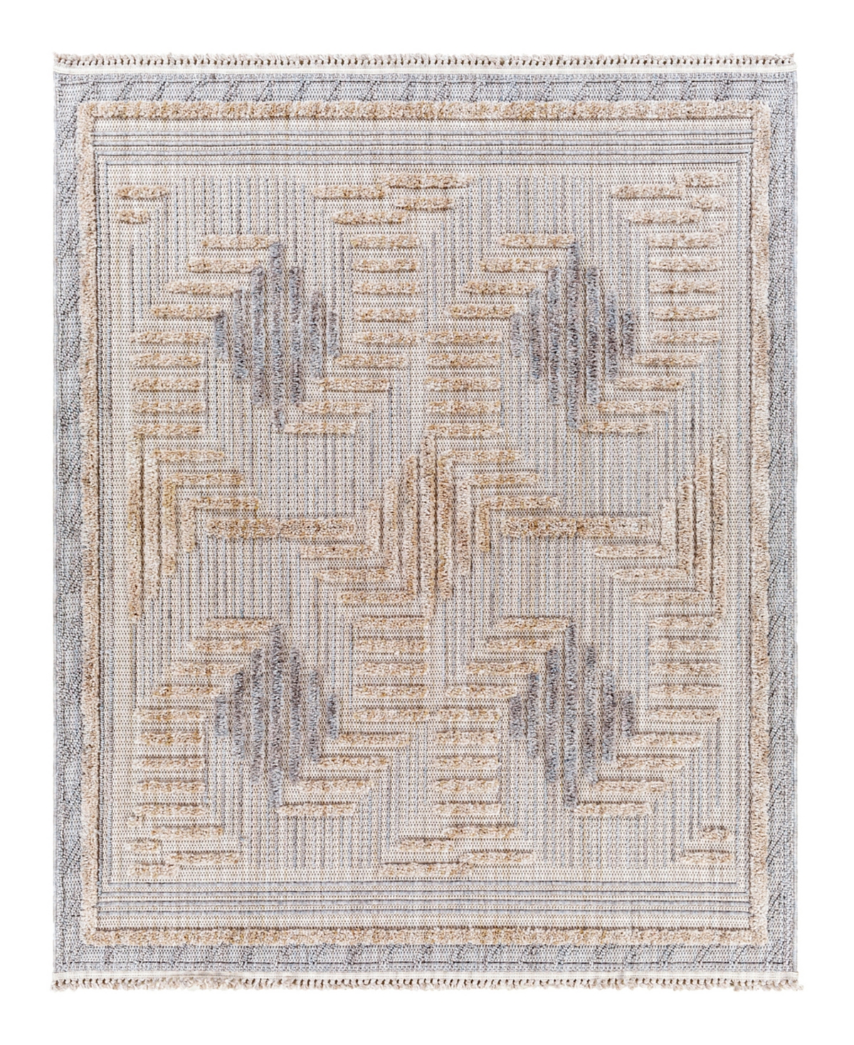 Surya Zaragoza Zrz-2306 6'7in x 9' Area Rug - Beige